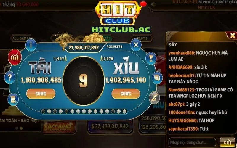 Cách tính điểm game Tài xỉu Hit Club