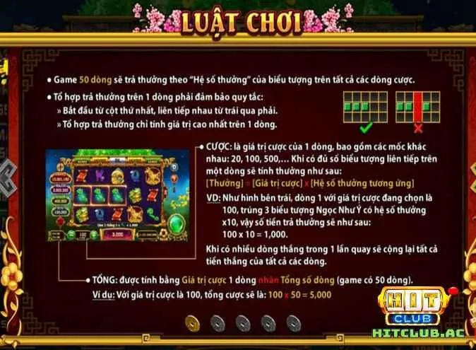 Luật chơi chi tiết của game